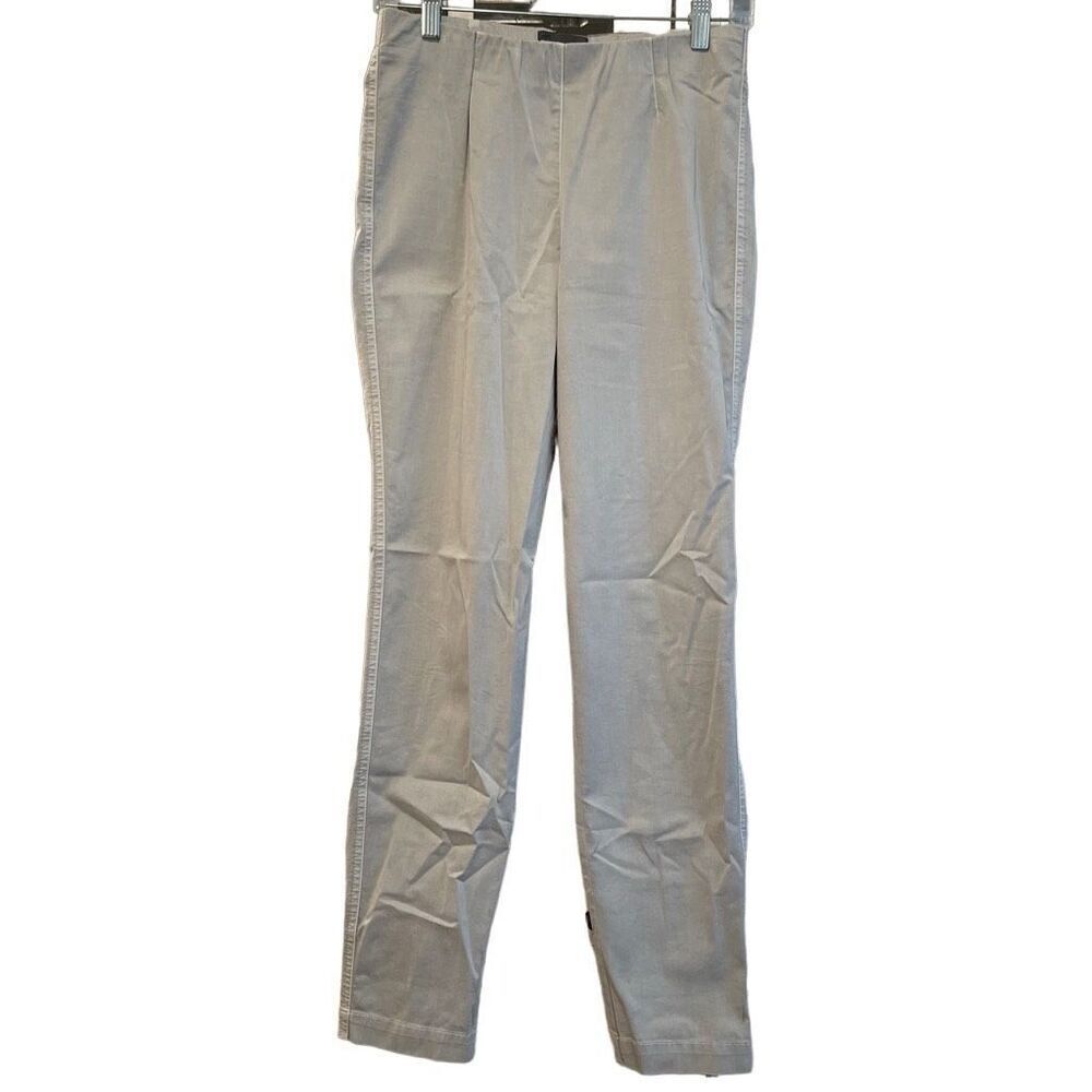 OSKA Germany Womens Pull on Pant Size 1 Gray High Rise Elastic Waist Skinny Leg